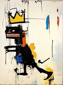 Tribute to Basquiat van Hervé Ringer, Ophalen, Zo goed als nieuw, 75 tot 100 cm, 150 tot 200 cm