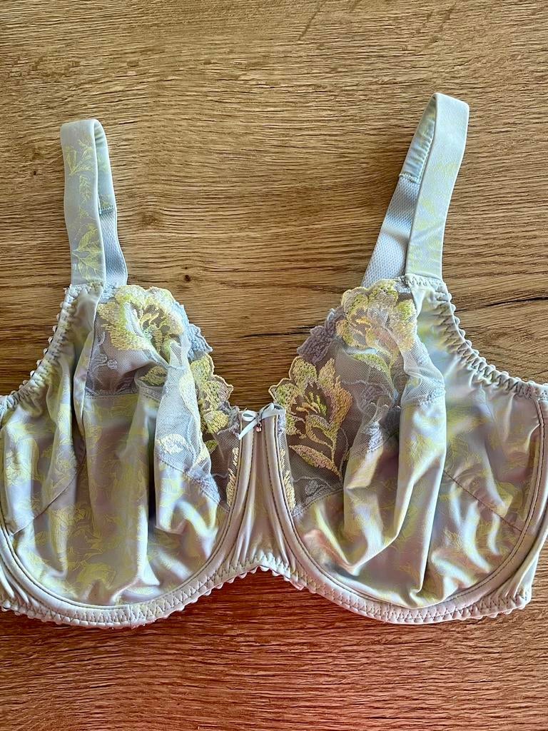Prima donna80F full cup bleu met geel borduur, Overige kleuren, Verzenden, BH