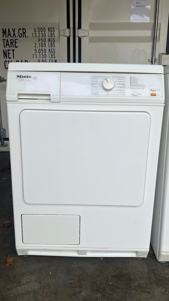 Miele T4223C SoftCare System Droogtrommel, Witgoed en Apparatuur, Wasdrogers, Gebruikt, Luchtafvoer, Voorlader, 6 tot 8 kg, 85 tot 90 cm