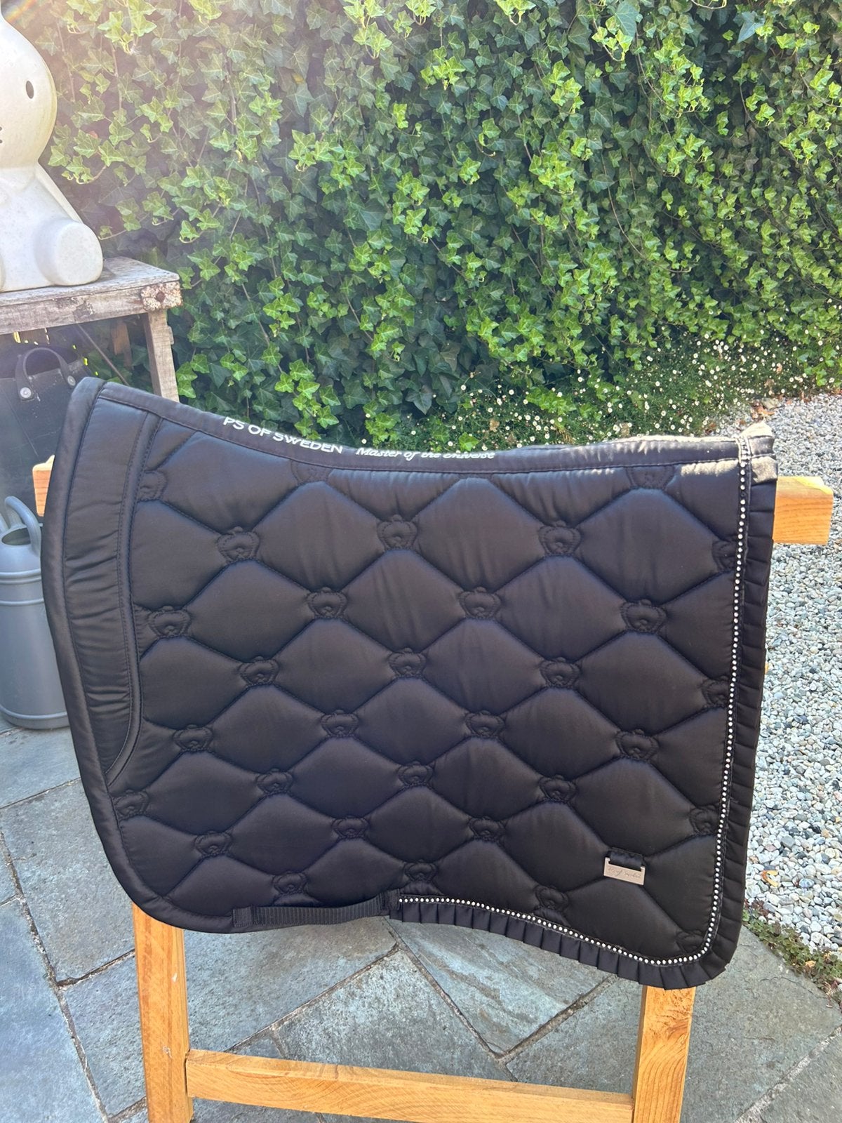 PS of Sweden zadeldekje - black ruffle, Full (L), Gebruikt, Verzenden, Zadeldekje
