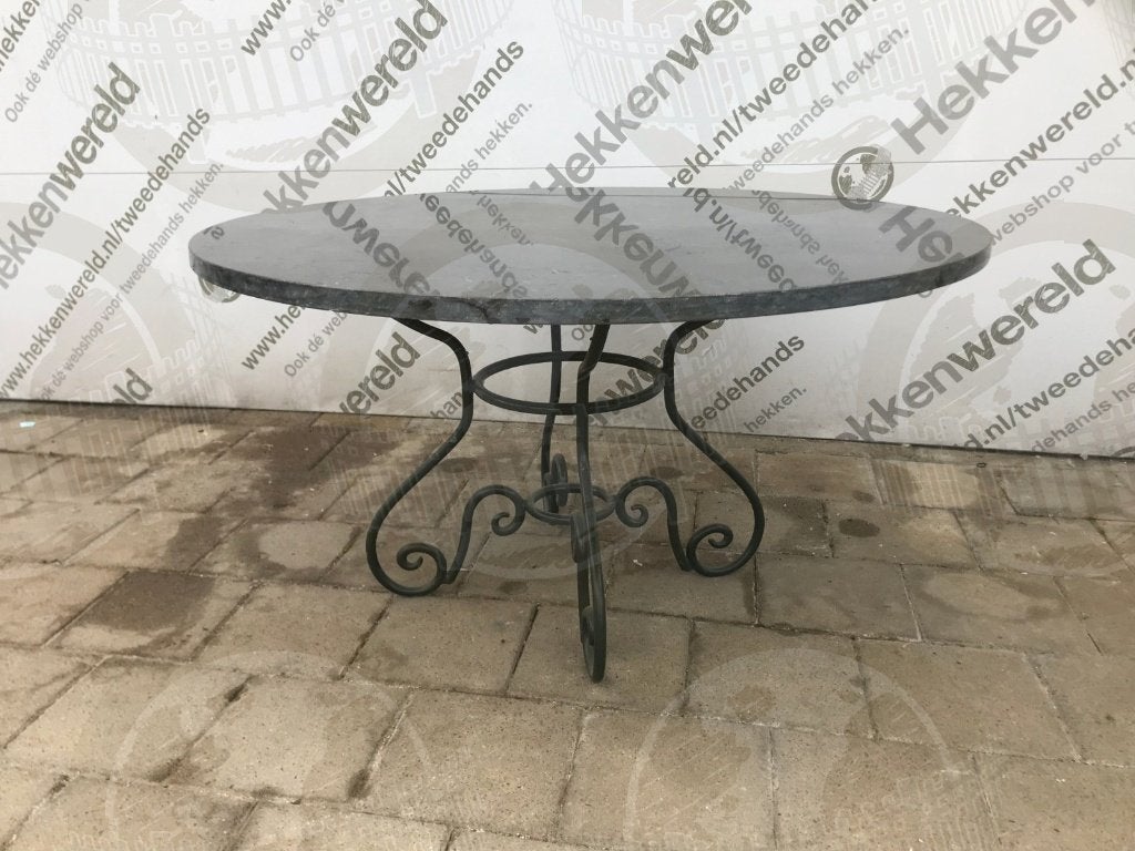 Tafel, Ophalen, Gebruikt, Rond, Metaal