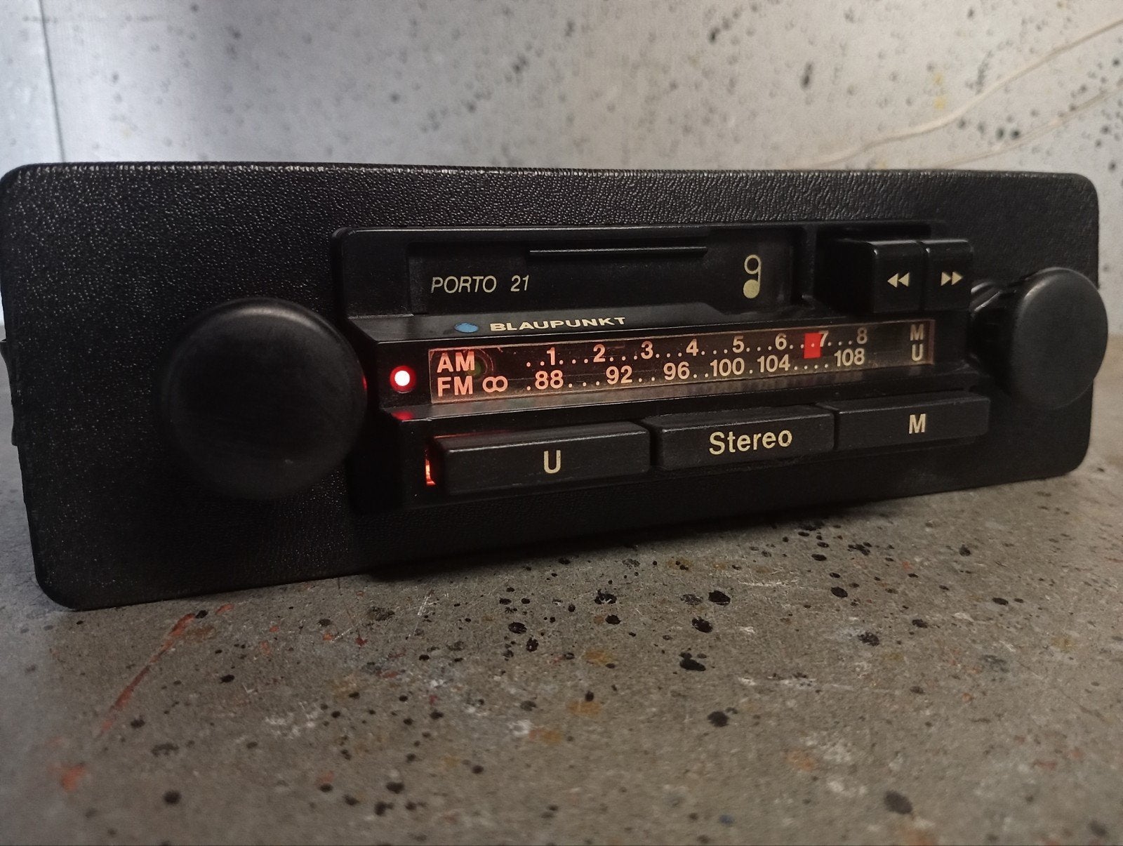 Blaupunkt Porto 21 Mooie Radio Porsche VW, Auto diversen, Autoradio's, Ophalen of Verzenden