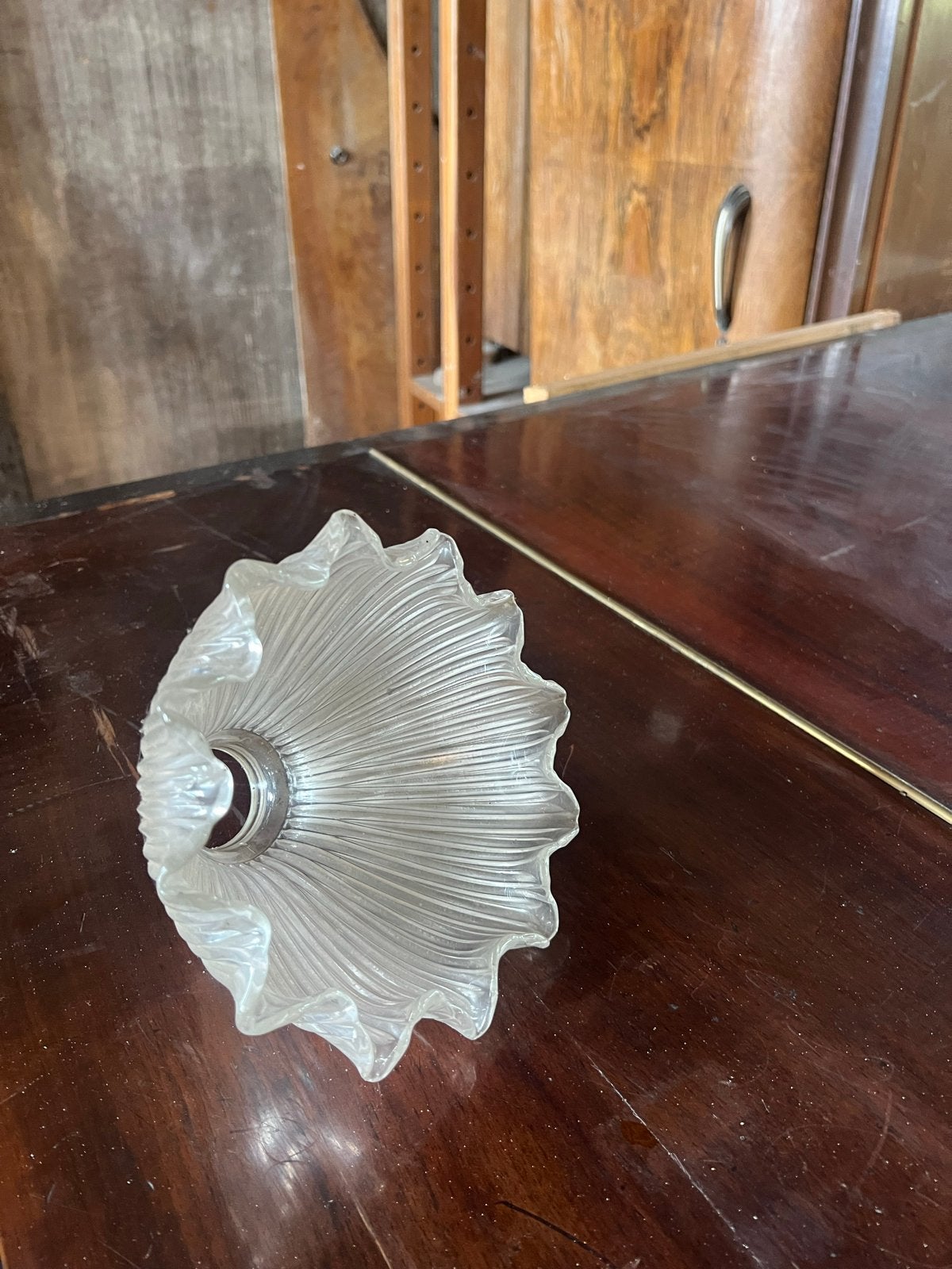 Vintage glazen lampenkapje tulpvorm, Ophalen of Verzenden