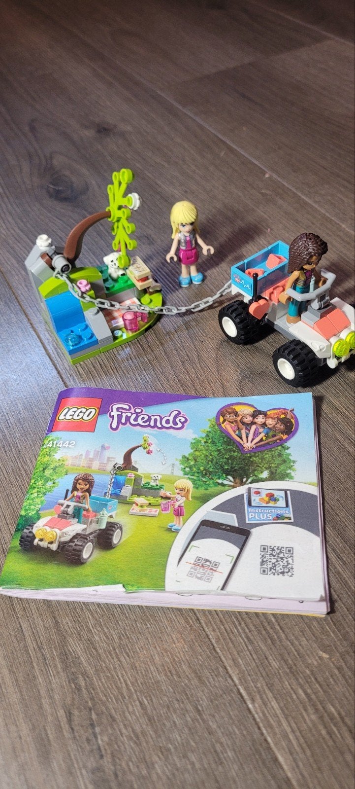 Complete LEGO Friends set 41442 - Dierenredding Buggy, Lego, Friends, Ophalen of Verzenden, Zo goed als nieuw