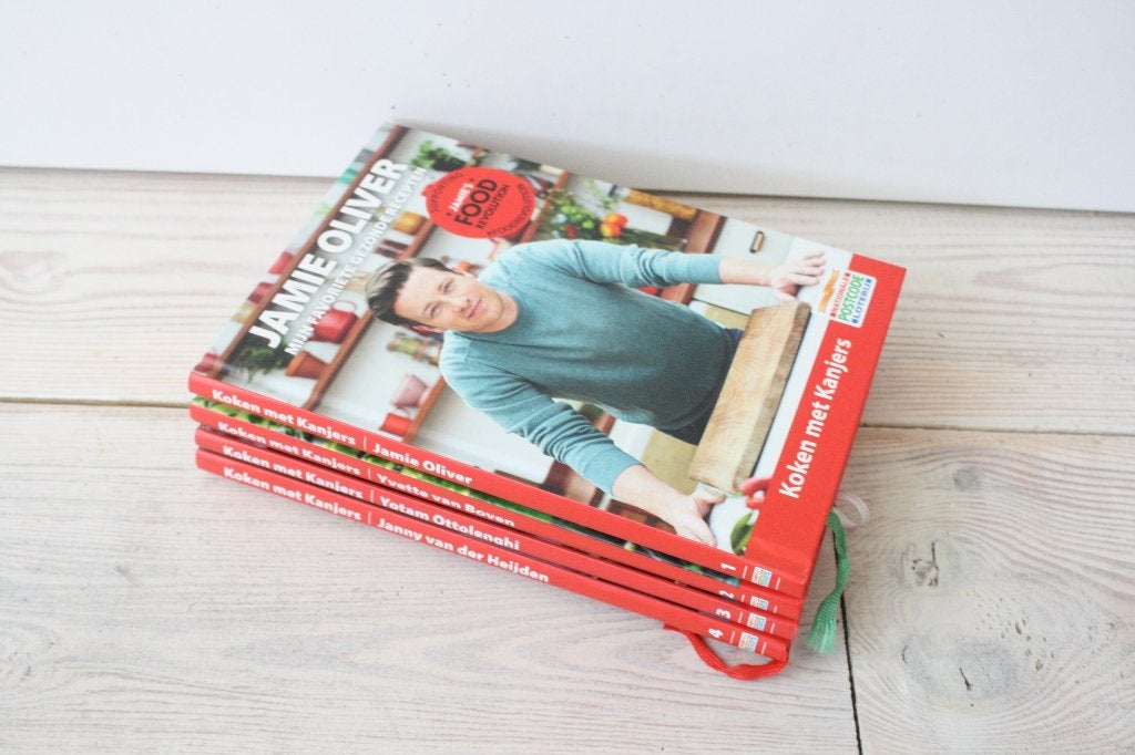 4 Koken met Kanjers kookboeken, Boeken, Kookboeken, Nieuw, Jamie Oliver, Gezond koken, Overige gebieden