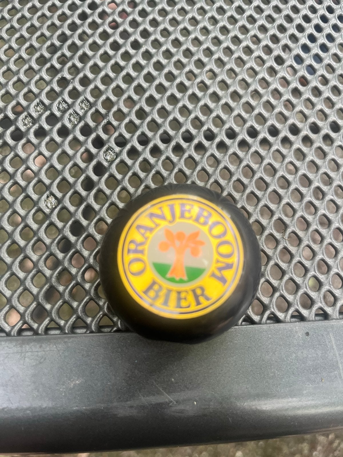 Oude Oranjeboom Bier Tapknop - Vintage Brouwerij Item, Ophalen of Verzenden, Gebruikt, Overige typen, Oranjeboom