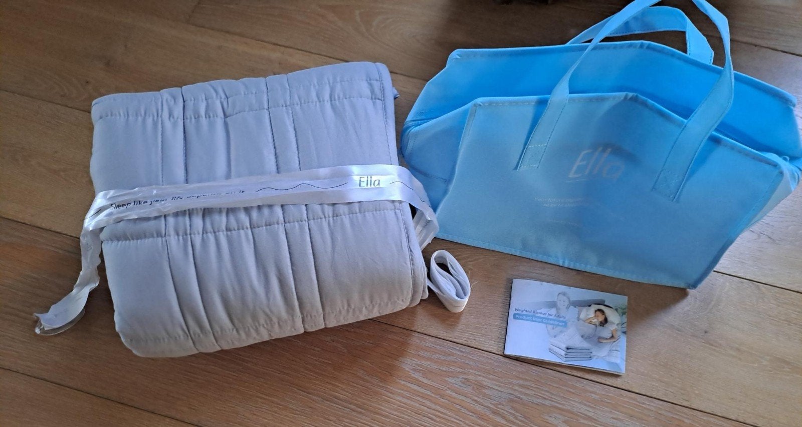 #zgan #verzwaringsdeken +tas, 1persoons, 7 kilo, Ella Sleeps, Eenpersoons, Katoen, Anti-allergisch, Ophalen of Verzenden