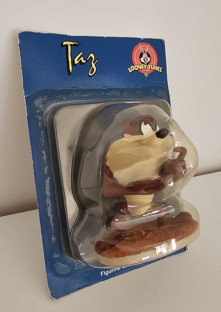 WARNER BROS LOONEY TUNES FIGUUR - TAZ - 2003, Ophalen of Verzenden, Looney Tunes, Zo goed als nieuw, Beeldje of Figuurtje