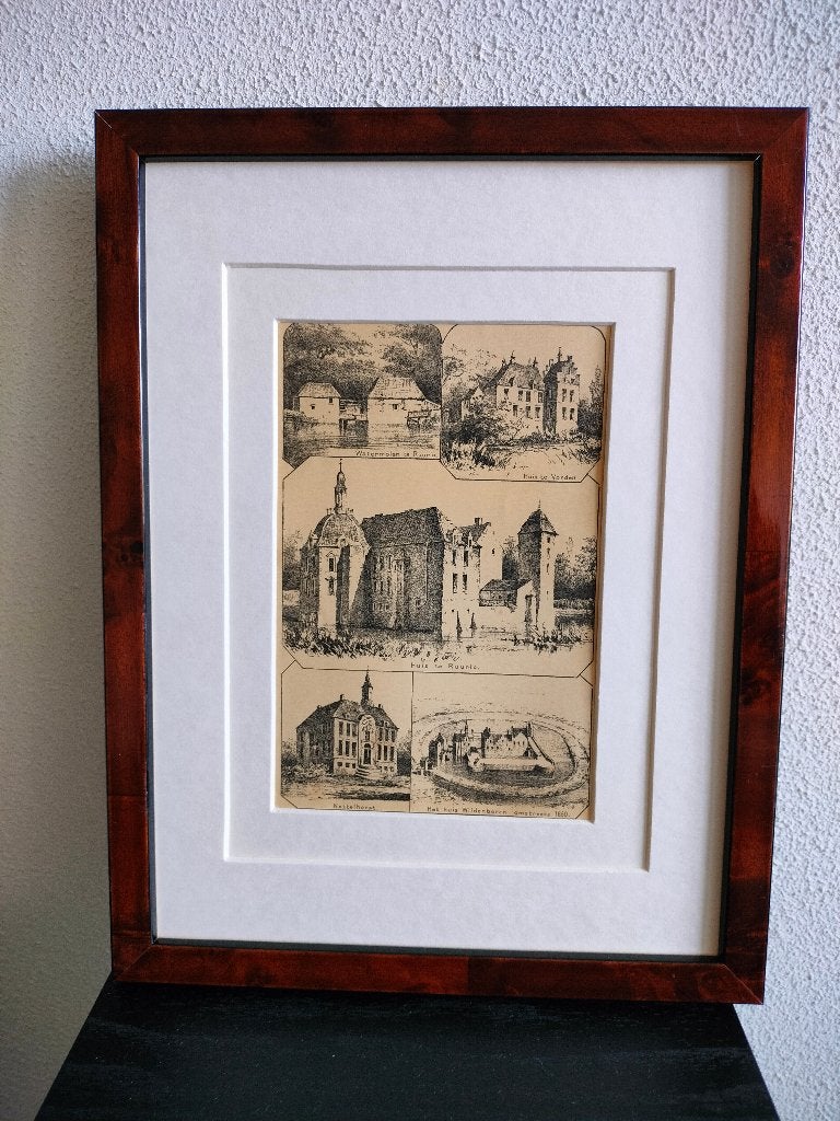 Craandijk Litho Vorden Ruurlo Watermolen Nettelhorst (129), Ophalen of Verzenden