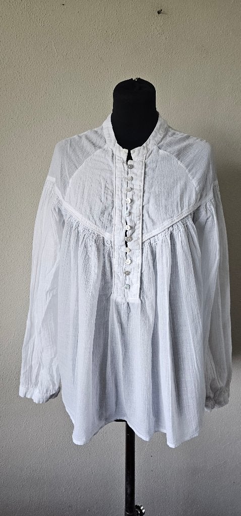 Penn&Ink New York Blouse Maat XS, Wit, Ophalen of Verzenden, Penn&Ink, Maat 34 (XS) of kleiner