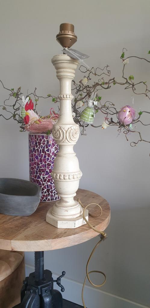 Landelijke lampenvoet, h 56 cm, aura peeperkorn, Huis en Inrichting, Ophalen of Verzenden, Nieuw, 50 tot 75 cm