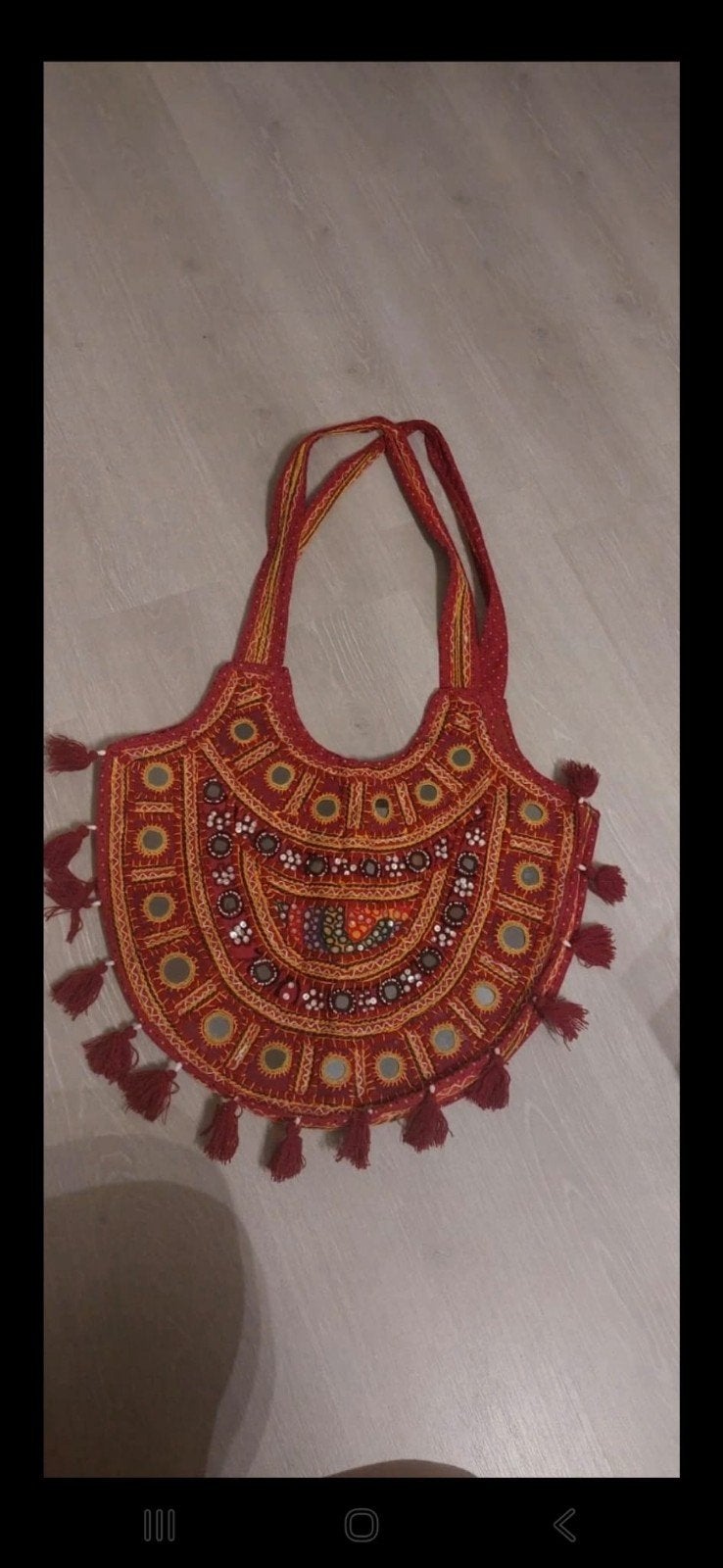 Tas met spiegeltjes, lovertjes, rushes en kraaltjes, Ophalen of Verzenden, Nieuw, Schoudertasje