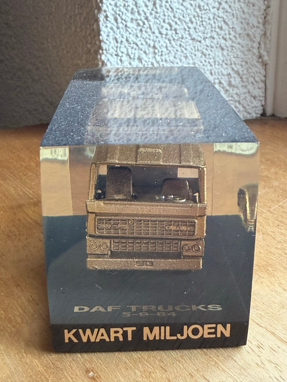 DAF Trucks Kwart Miljoen Jubileum Beeldje 1984, Ophalen of Verzenden, Zo goed als nieuw, Overige typen