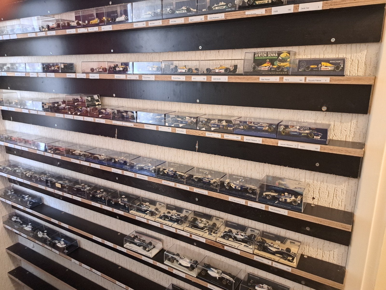 Grote collectie Williams F1 M-hamps en Spark schaalmodellen, Ophalen, Nieuw, Overige typen