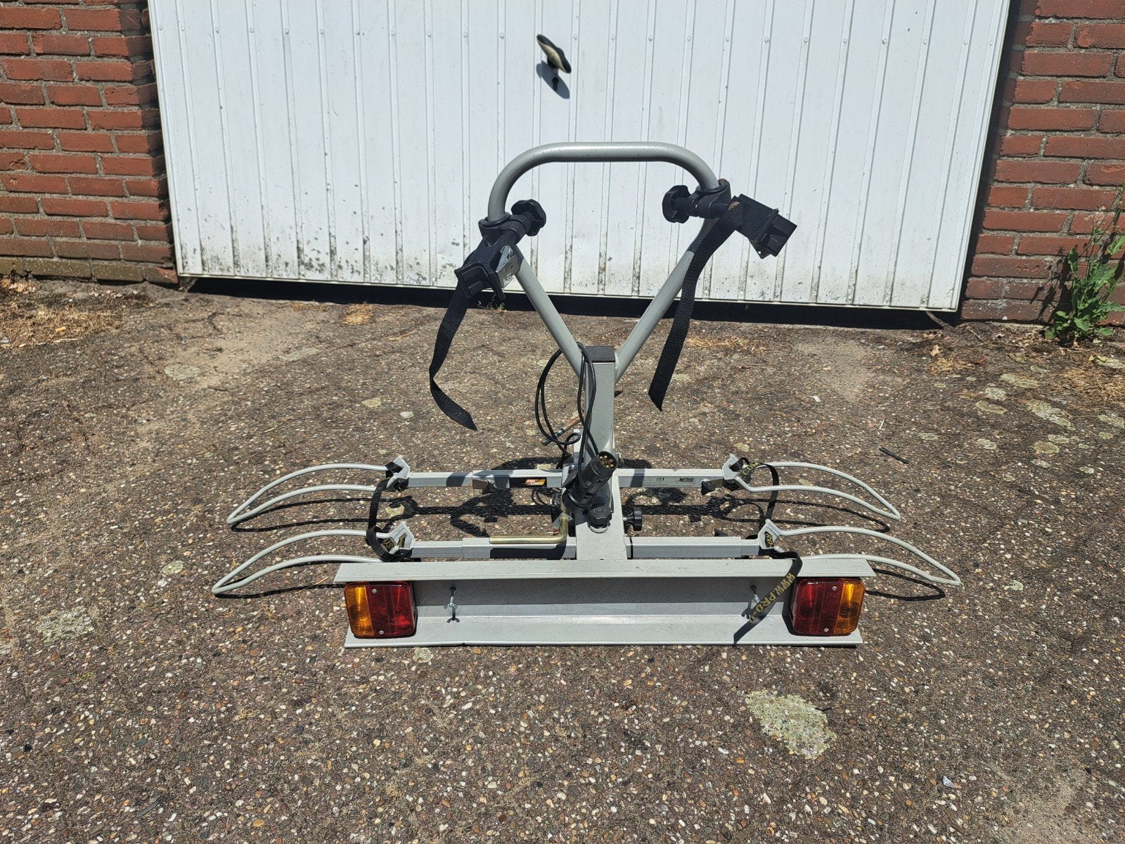 Stevige trekhaak fietsendrager voor 2 fietsen, Ophalen, 2 fietsen, Gebruikt, Trekhaakdrager