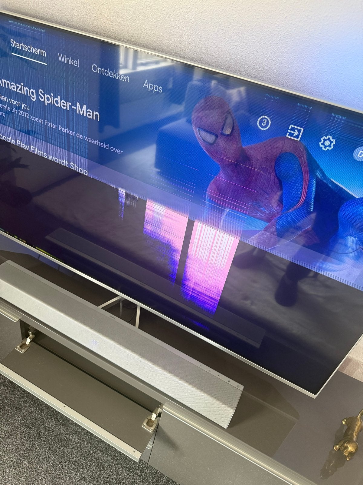 Philips the one 58PUS8506 4K Smart TV - Defect scherm, Ophalen, Philips, LED, 50 Hz
