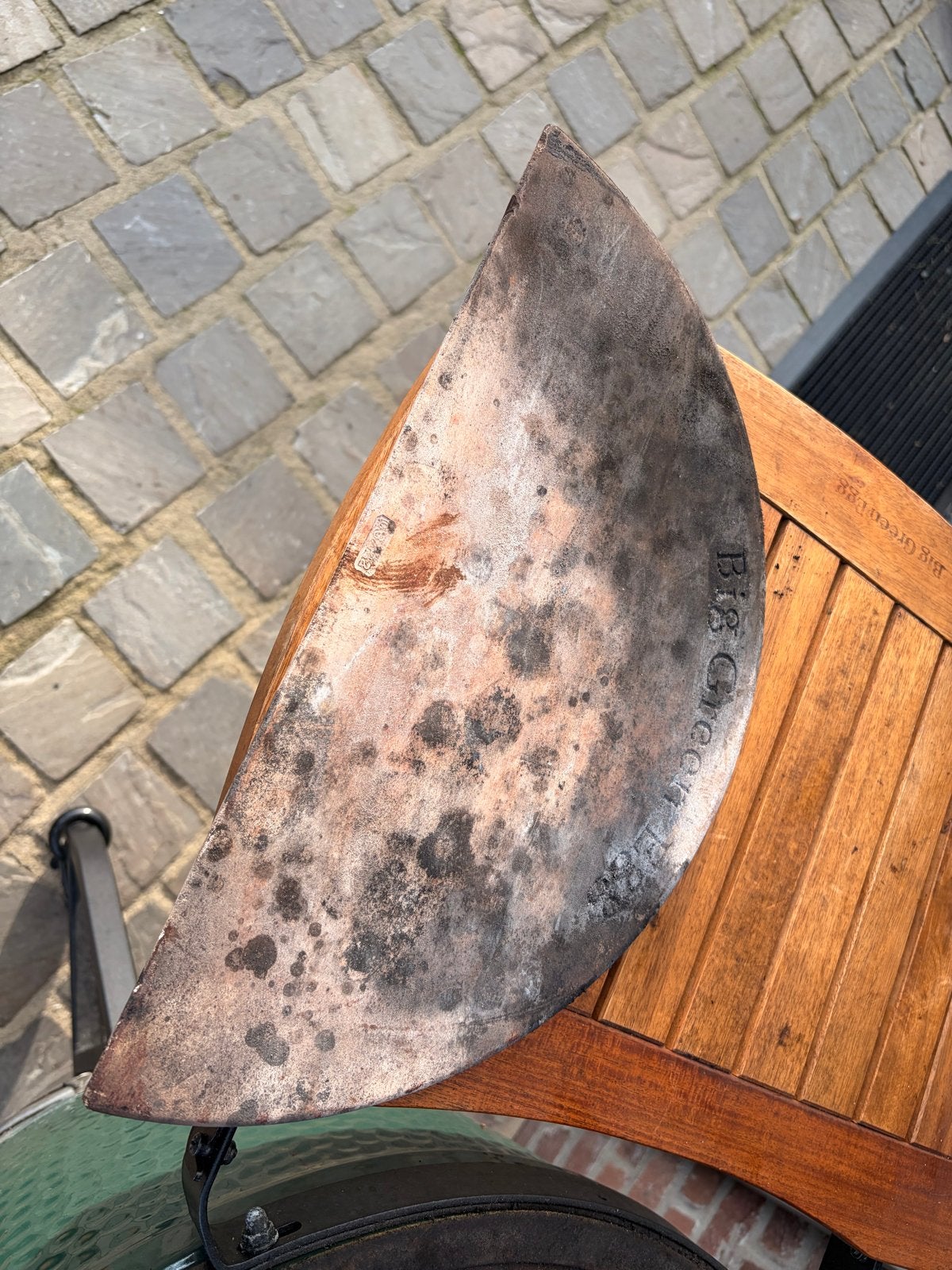 Conveggtor steen halve maan Big Green Egg, Ophalen of Verzenden, Gebruikt