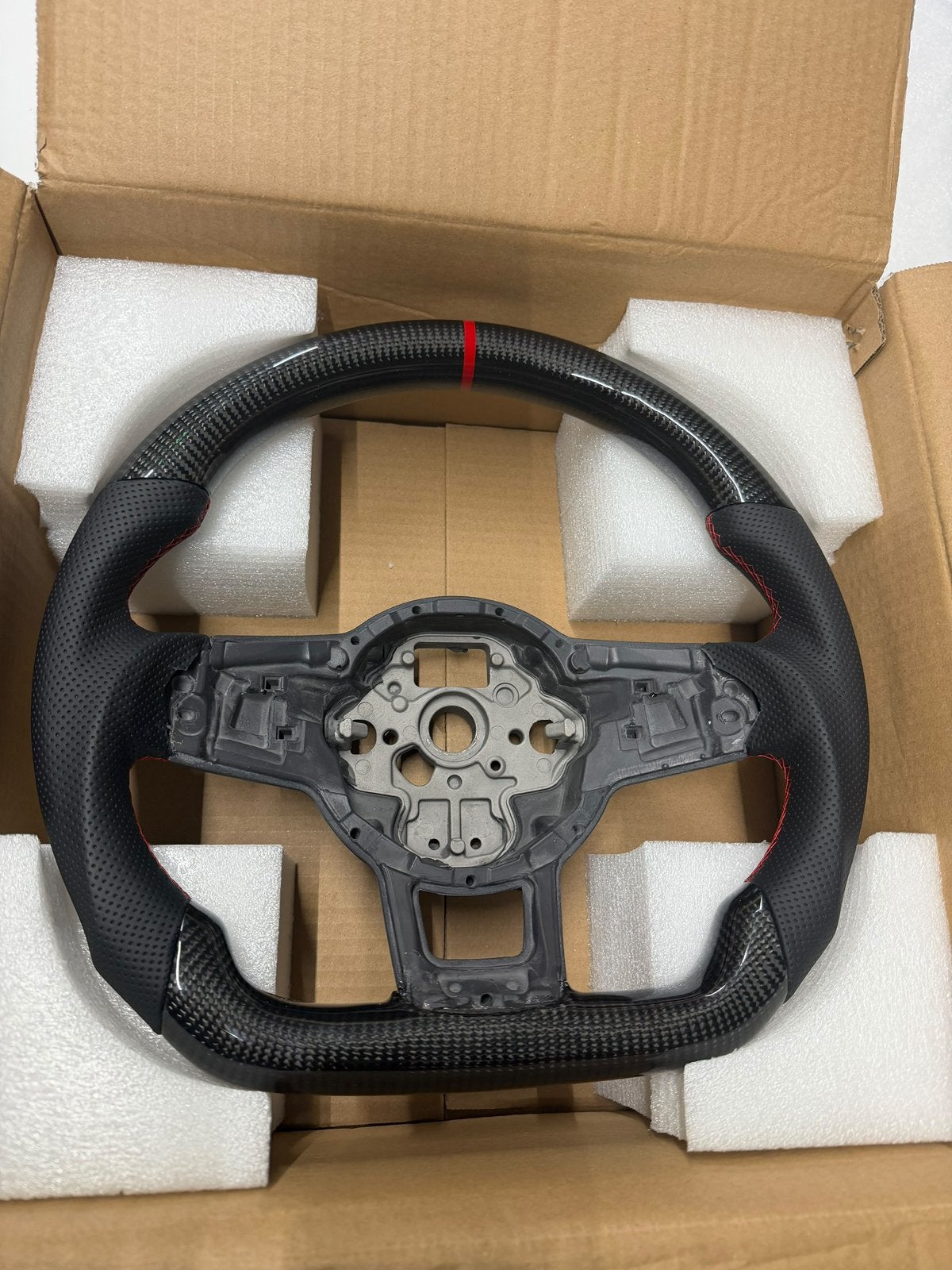 VW Sportstuur Echt Carbon – Golf 7 GTI / GTE / R / GTD, Ophalen of Verzenden, Nieuw, Volkswagen