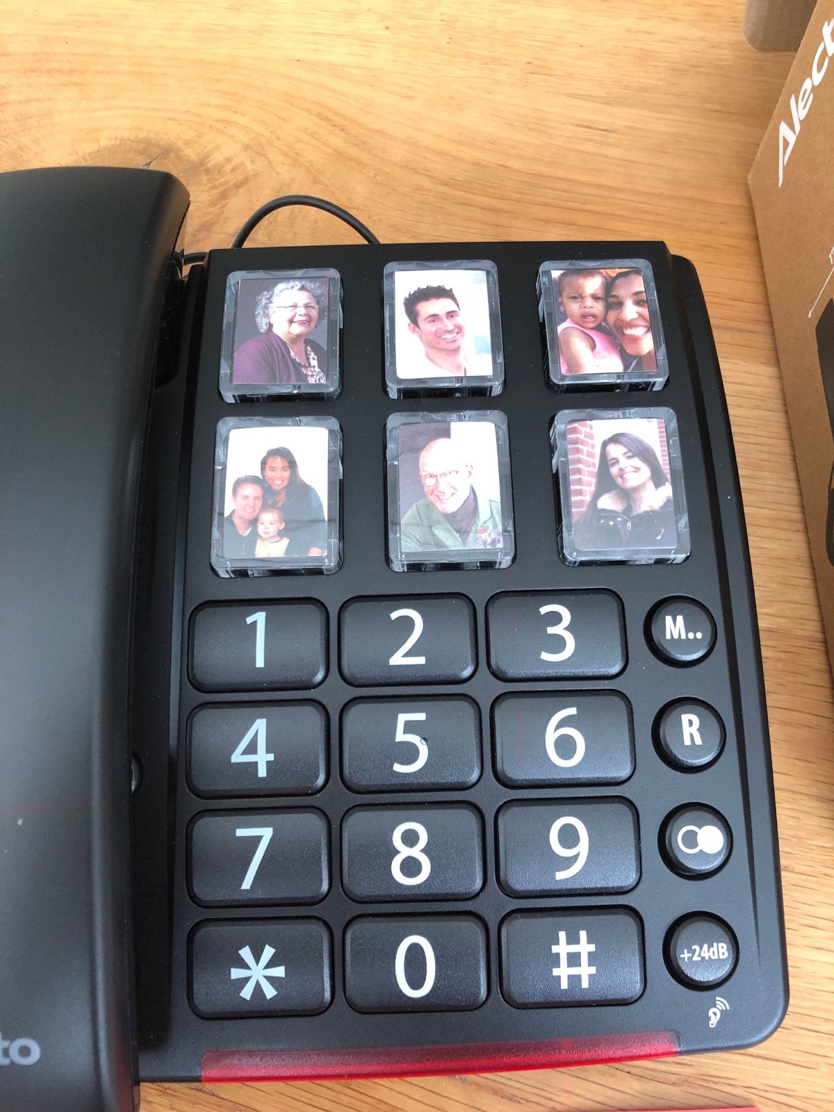Alecto CW30 Seniorentelefoon met fototoetsen - Nieuw in doos, Telecommunicatie, Ophalen of Verzenden, Nieuw, 1 handset