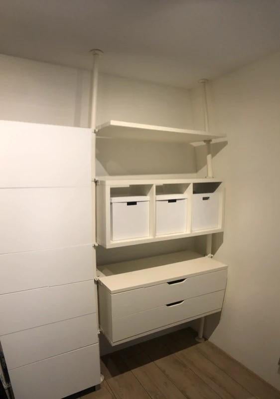 Stolmen Ikea Kast, Stellingkast / Kledingkast / Modern, Met plank(en), 75 cm of meer, Zo goed als nieuw