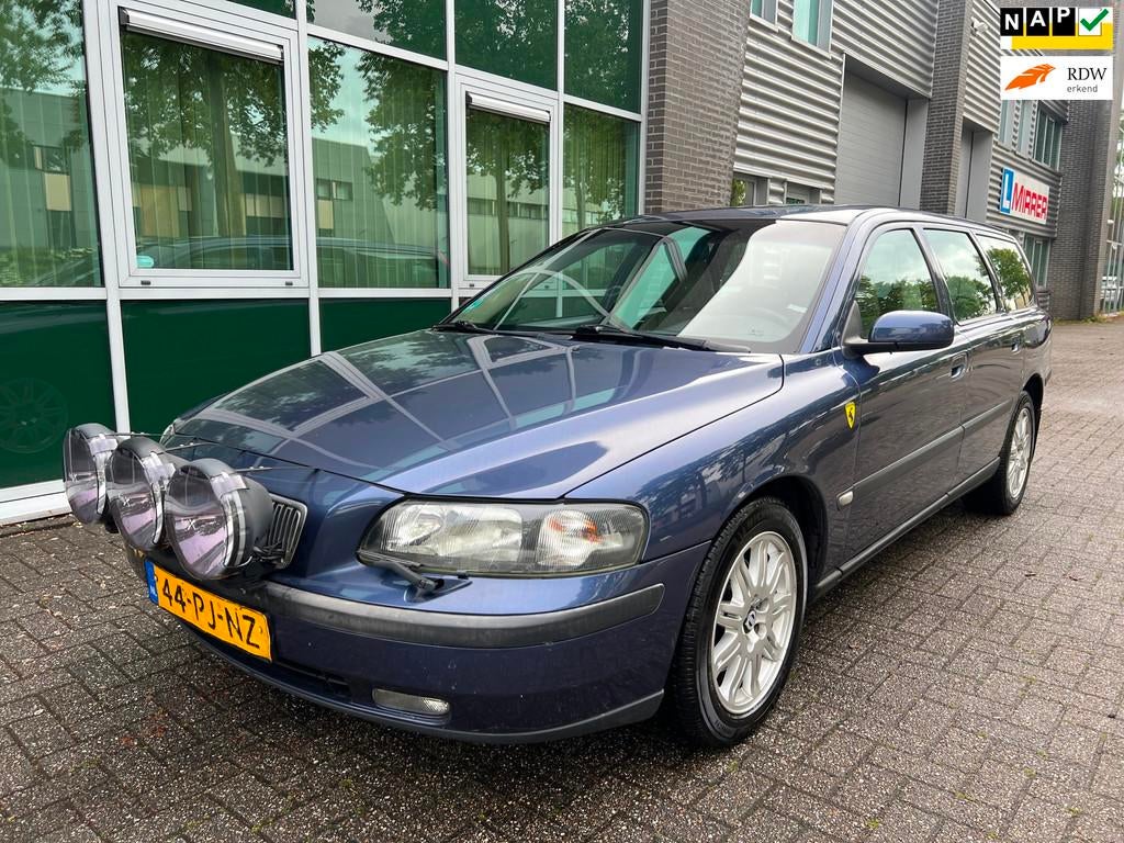 Volvo V70 2.4 - AUTOMAAT - SCHUIFDAK - LPG G3 !, Auto's, Blauw, Leder en Stof, 2435 cc, 93 €/maand