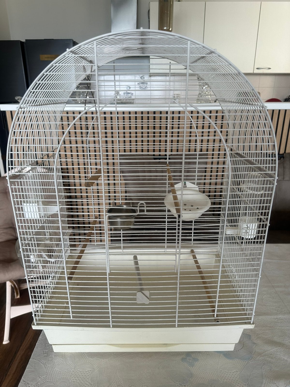 Vogelkooi, Ophalen, Zo goed als nieuw, Metaal, Vogelkooi