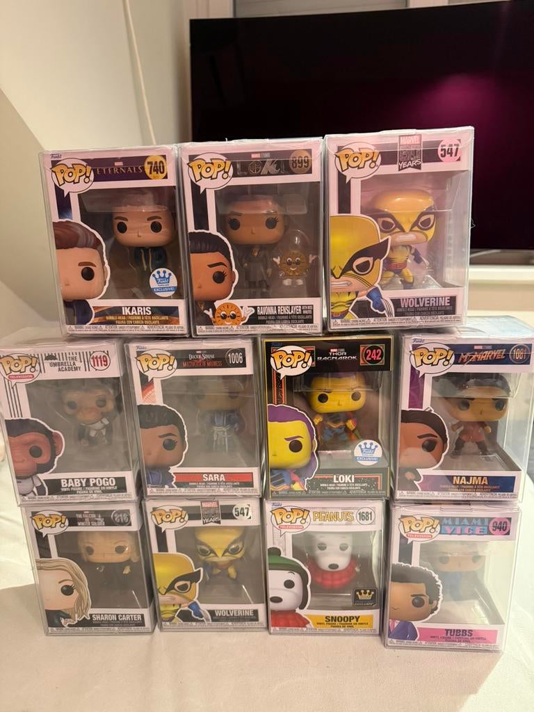 Funko Pop collectie te koop – 10 stuks (veel exclusives), Ophalen of Verzenden, Zo goed als nieuw