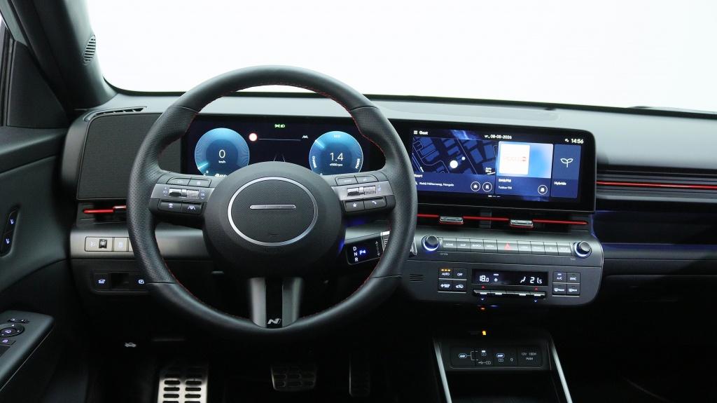 Hyundai KONA 1.6 GDI HEV N Line | 360 Camera | Stoelverkoeli, Auto's, Hyundai, 12 maanden, Stof, Gebruikt, 138 pk