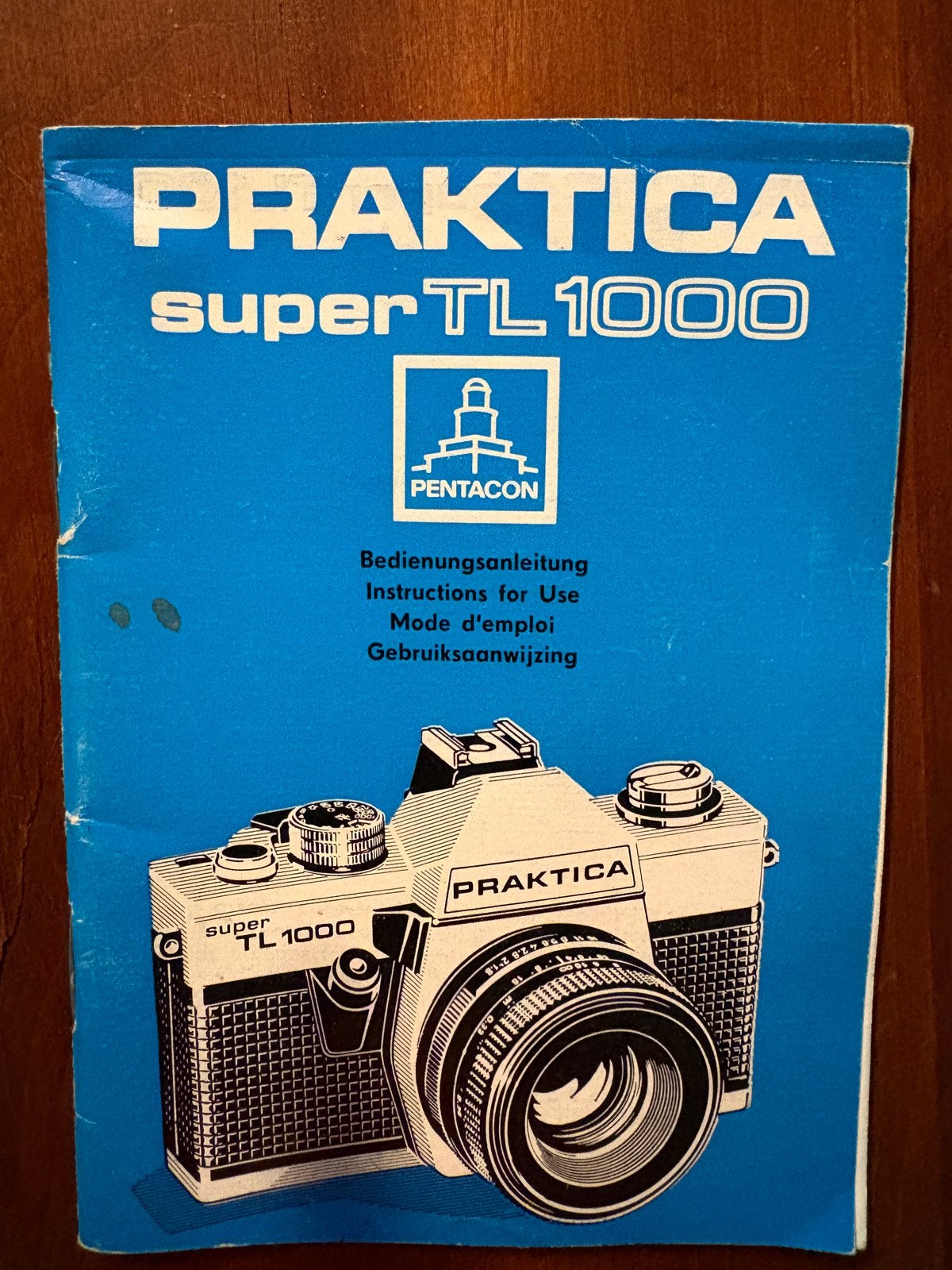 Praktica Super TL1000 Spiegelreflexcamera met accessoires, Audio, Tv en Foto, Ophalen, Gebruikt, Spiegelreflex, Overige Merken
