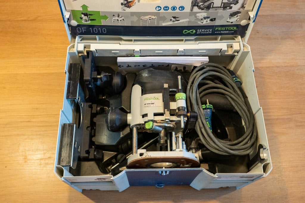 Festool OF 1010 EBQ-Plus bovenfrees, Ophalen, Gebruikt, Bovenfrees, Festool