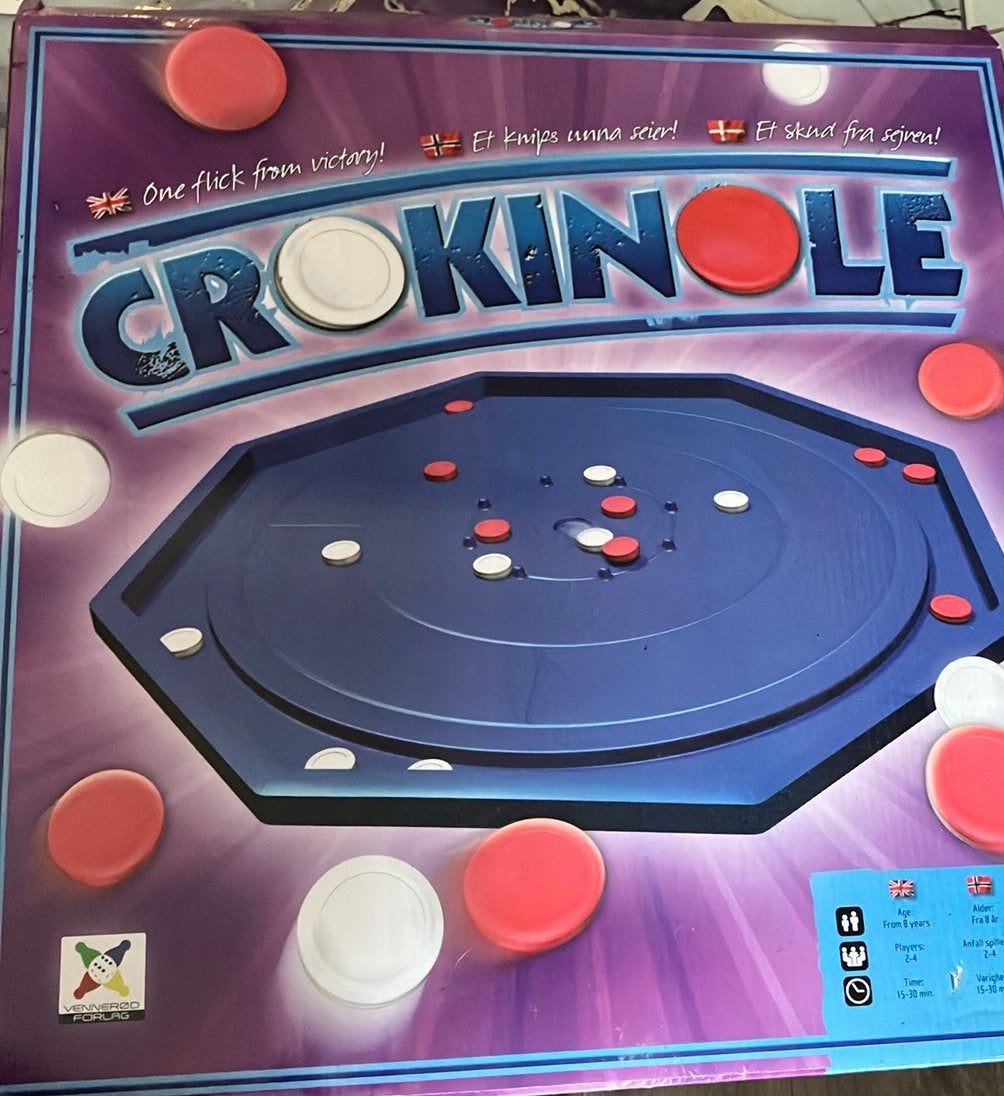 Crokinole bordspel niet gebruikt, Een of twee spelers, Ophalen of Verzenden, Zo goed als nieuw