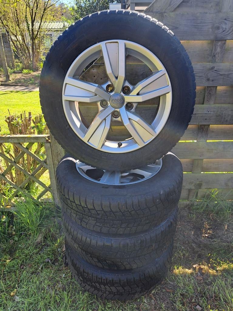 Originele 16 inch Audi velgen van A4 Avant 2018, Ophalen, 16 inch, Banden en Velgen, Personenwagen