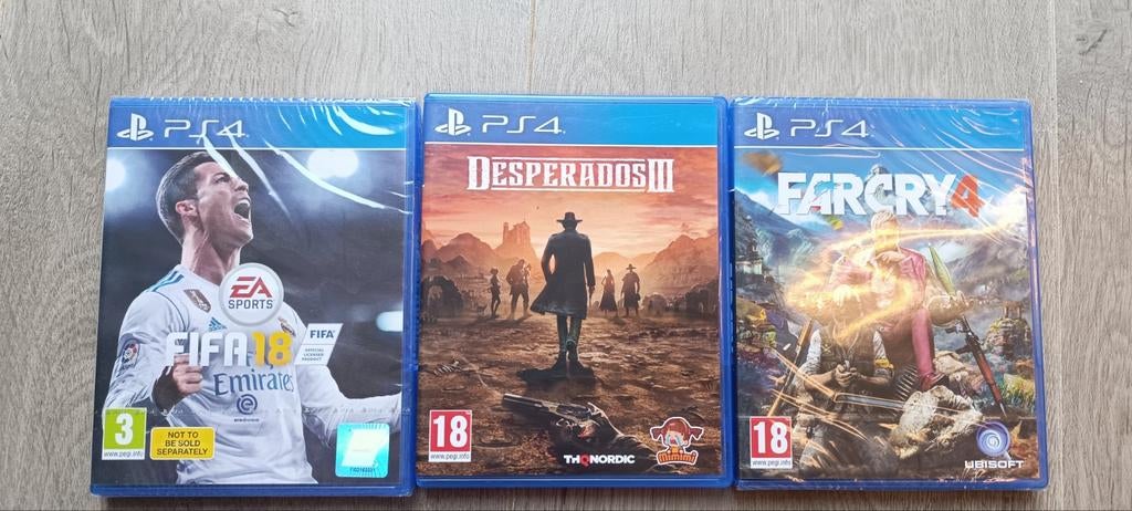 PS4 Games: Far Cry 4, FIFA 18, Desperados 3, Ophalen of Verzenden