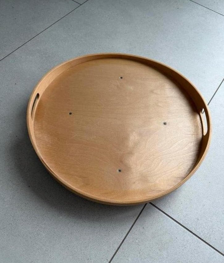 IKEA SNUDDA Draaiplateau Hout - Zo goed als nieuw, Hout, Ophalen of Verzenden, Zo goed als nieuw, Scandinavisch