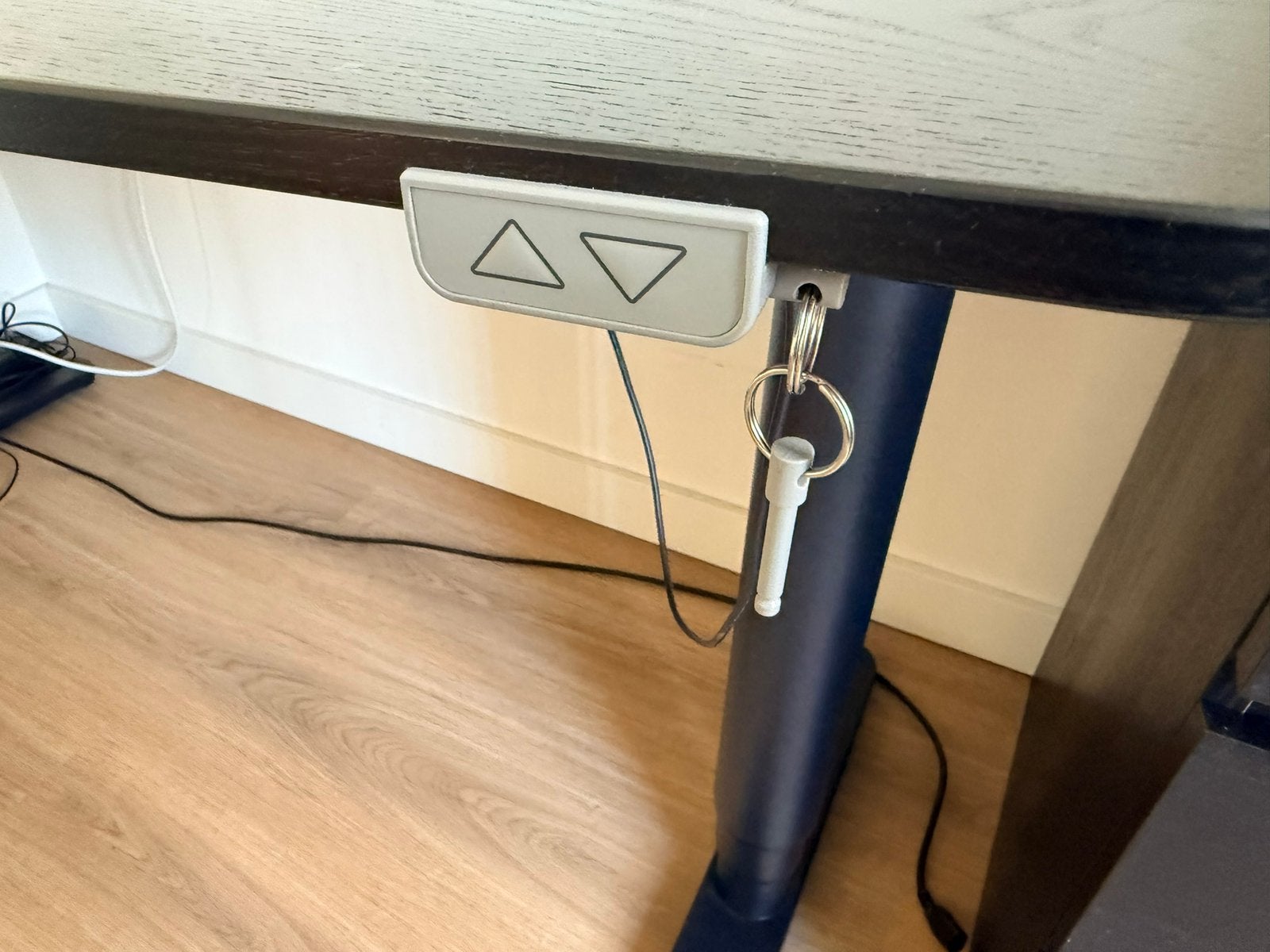 IKEA BEKANT elektrisch zit-sta hoekbureau 160x110 cm – zwart, Ophalen, Zwart, 160 cm, Gebruikt
