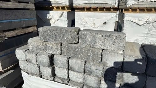 Splitrock trommel grijs zwart 13x11x32 cm linea, Nieuw, Ophalen of Verzenden, 10 m² of meer, Beton