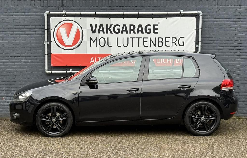 VOLKSWAGEN Golf 1.4 80PK 5D, AIRCO, LMV, ALL SEASON, Euro 5, Stof, Gebruikt, Zwart