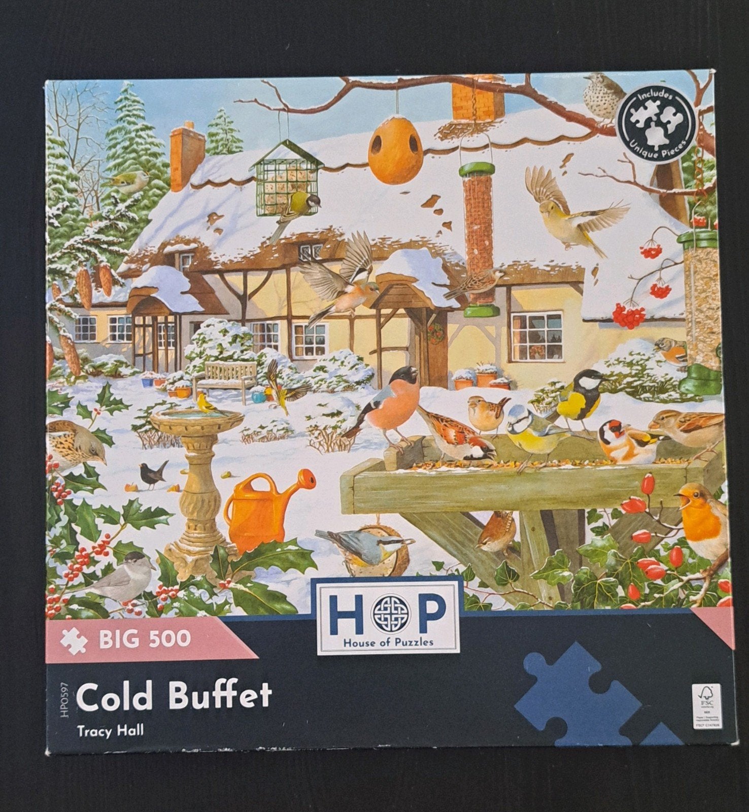 House of Puzzles 'Cold Buffet' 500 stukjes legpuzzel, Ophalen of Verzenden, 500 t/m 1500 stukjes, Nieuw, Legpuzzel