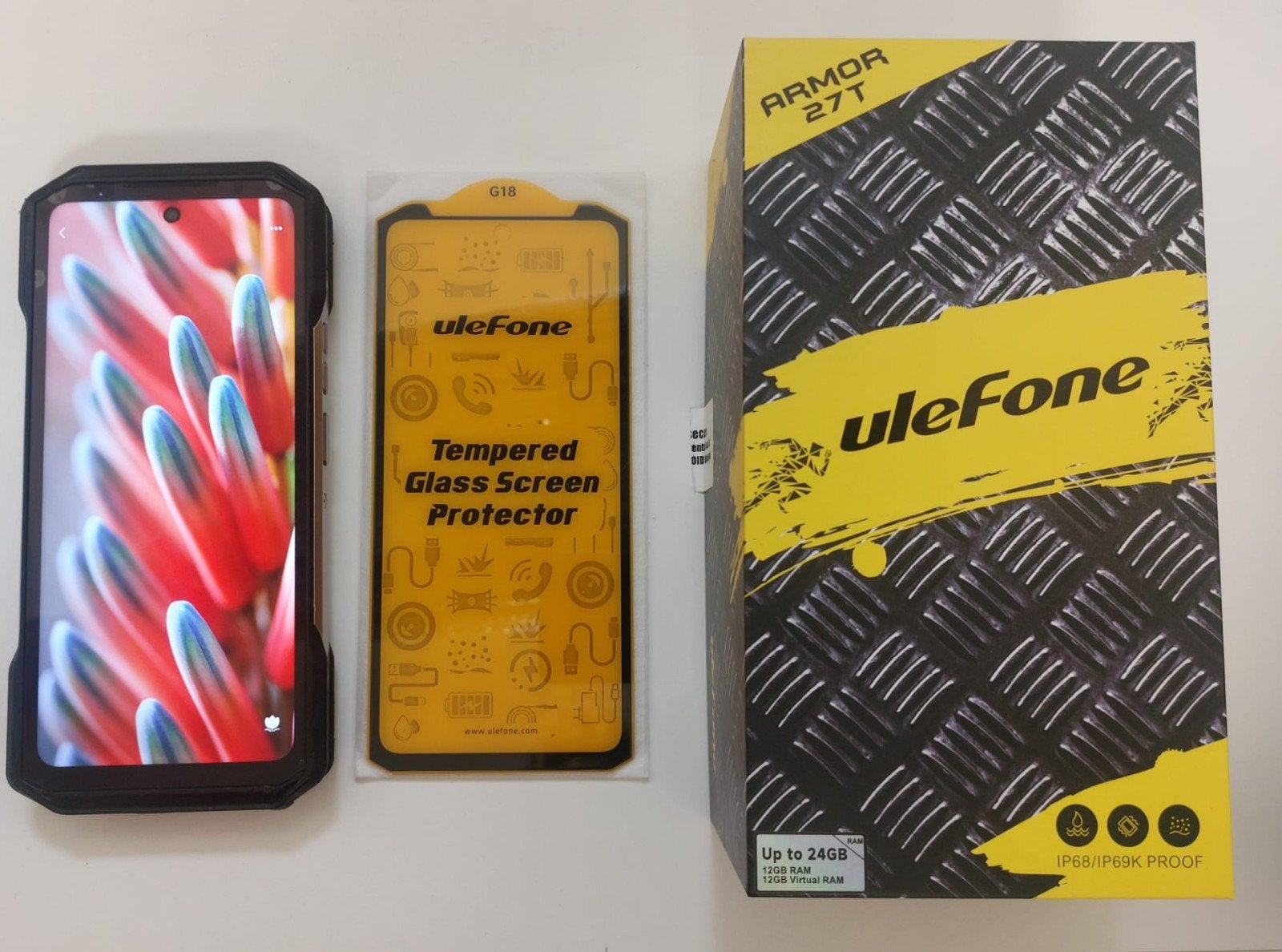 Ulefone Armor 27T - Robuuste telefoon met FLIR camera, Gebruikt, Ophalen of Verzenden, Zonder simlock, Zonder abonnement