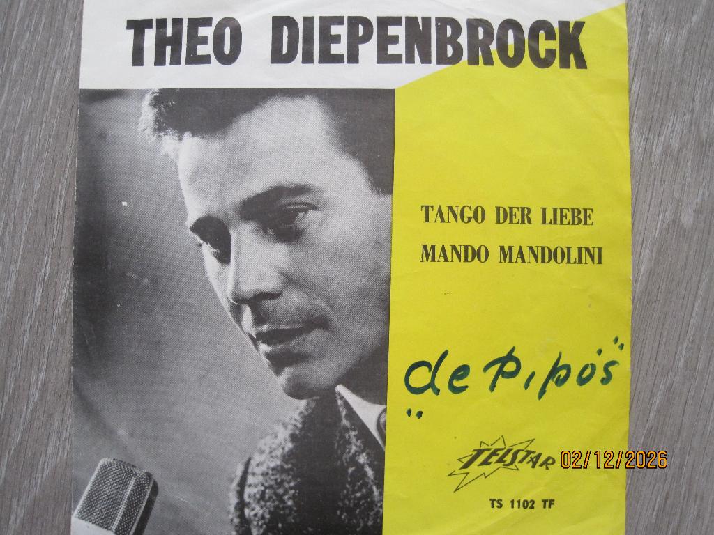 Theo Diepenbrock  -  Tango der liebe, Gebruikt, 7 inch, Single, Ophalen of Verzenden