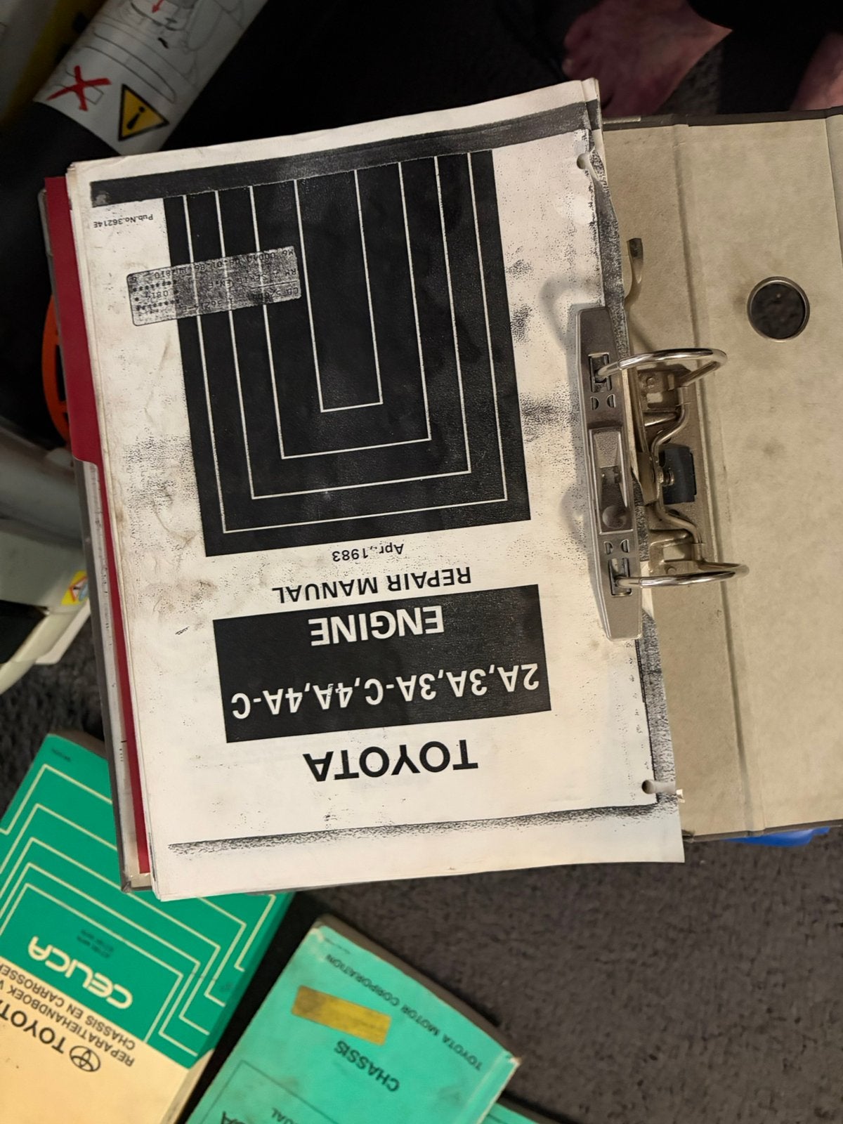 Werkplaats boeken  Toyota, Ophalen