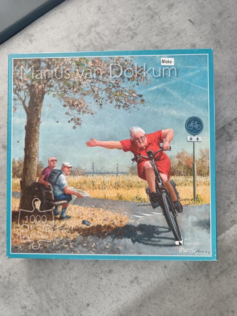 Mvam Dokkum puzzel Turbo, 1000 stukjes, Ophalen of Verzenden, 500 t/m 1500 stukjes, Zo goed als nieuw, Legpuzzel