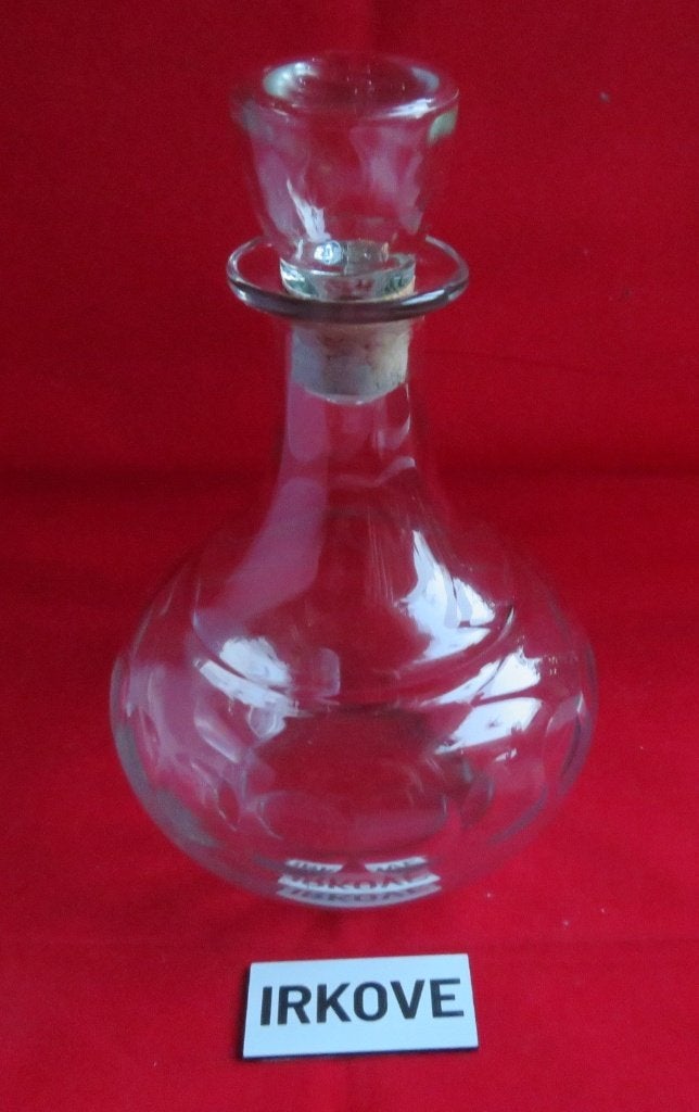 OUDE KARAF * KRISTALGLAS * Rondjes Rand *, Verzenden