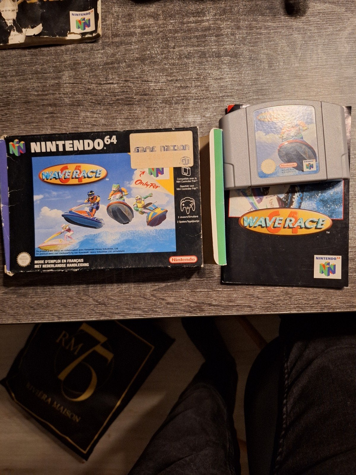 wave race n64 met doosje en boekje, Spelcomputers en Games, Ophalen, 1 speler, Racen en Vliegen, Zo goed als nieuw