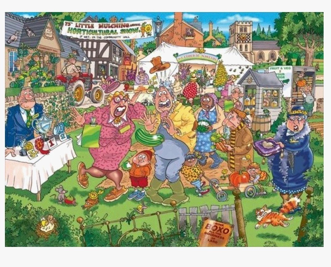 wasgij original puzzle 950 st nr 32: the big weigh in, Ophalen of Verzenden, 500 t/m 1500 stukjes, Zo goed als nieuw
