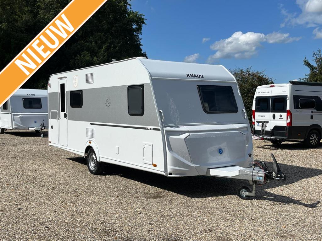 Knaus Sport 540 FDK Mod. 2026 Mover Fietsrek VT Airco AKTIE, Caravans en Kamperen, Caravans, Bedrijf, Overige typen, Knaus, 1250 - 1500 kg