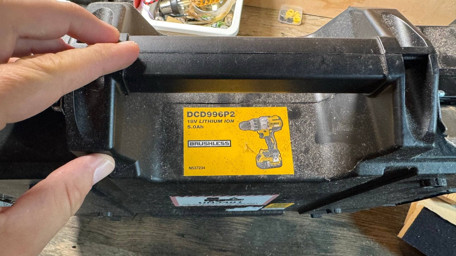 Foto 2 van DeWalt Koffer voor Boormachine - Leeg