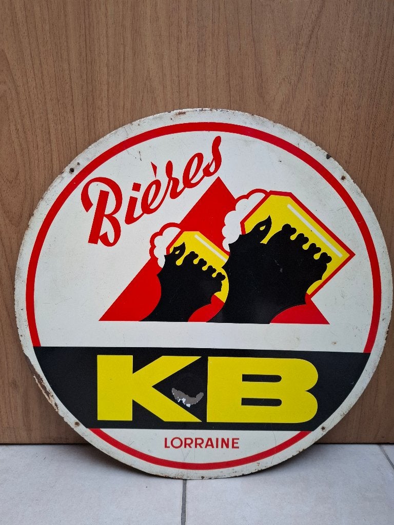 Reclamebord Kanterbrau / KB bier, Ophalen of Verzenden, Nieuw, Reclamebord, Plaat of Schild, Overige merken