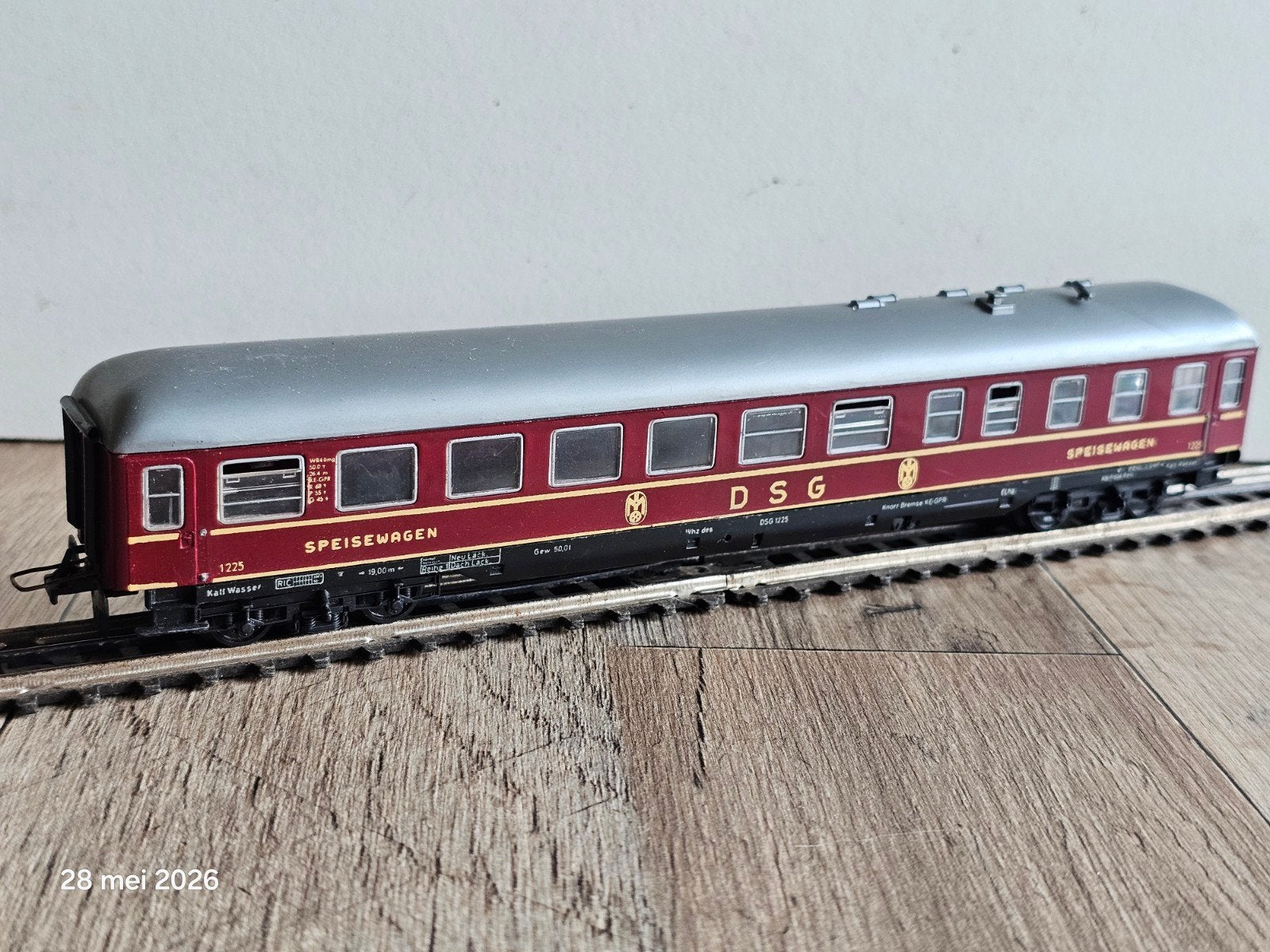 Modeltrein Ho trix-express rijtuig DSG zgan, Gelijkstroom, Trix, Wagon, Ophalen of Verzenden