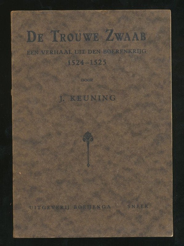 KEUNING, J: De trouwe zwaab, Boeken, Ophalen of Verzenden, Gelezen, Nederland